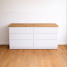 Lade das Bild in den Galerie-Viewer, Deckplatte aus Altholz für diverse IKEA Produkte