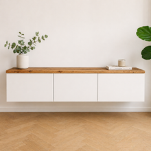 Lade das Bild in den Galerie-Viewer, Deckplatte aus Altholz für diverse IKEA Produkte
