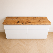 Lade das Bild in den Galerie-Viewer, Deckplatte aus Altholz für diverse IKEA Produkte
